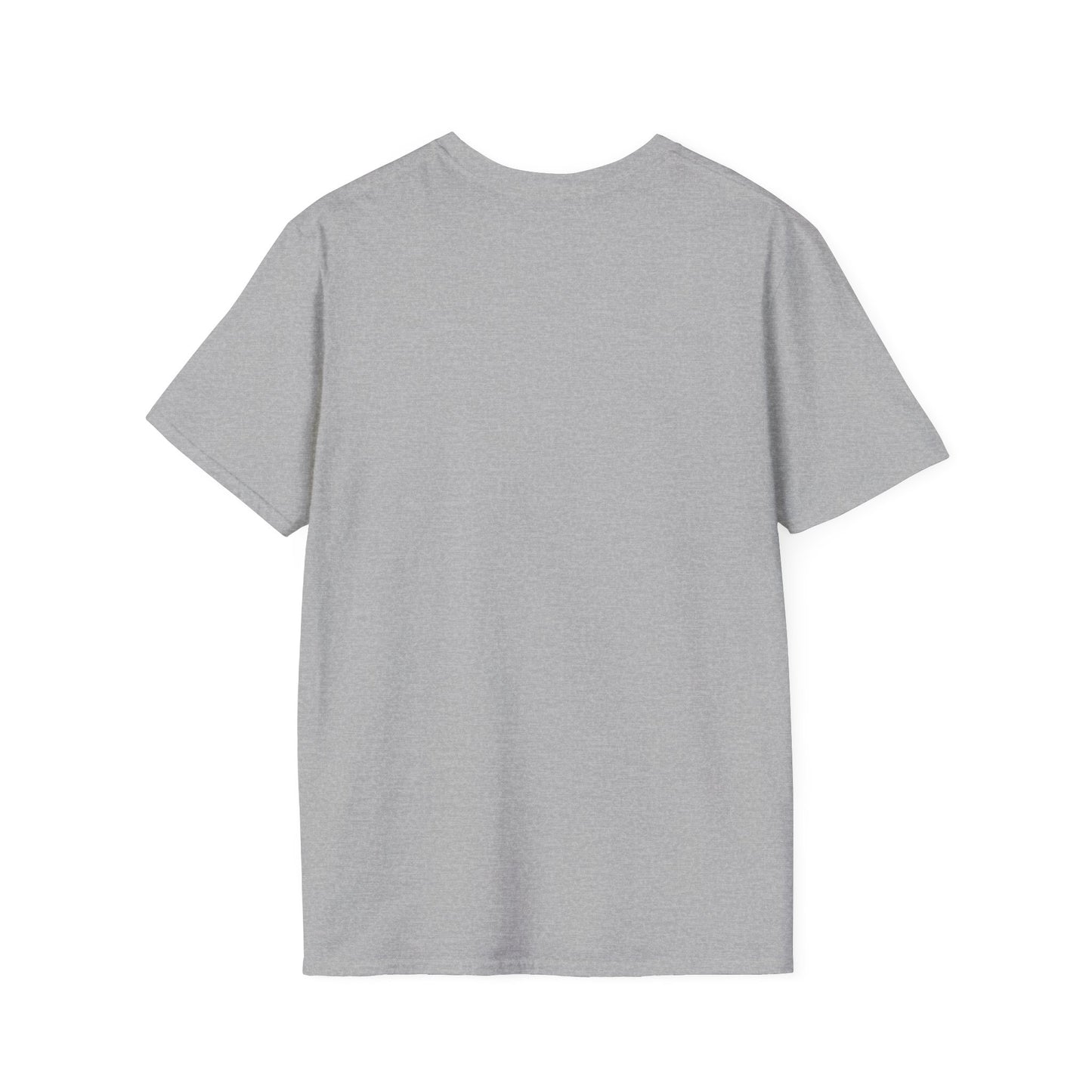 Sport grey crewneck T-shirt with plain back