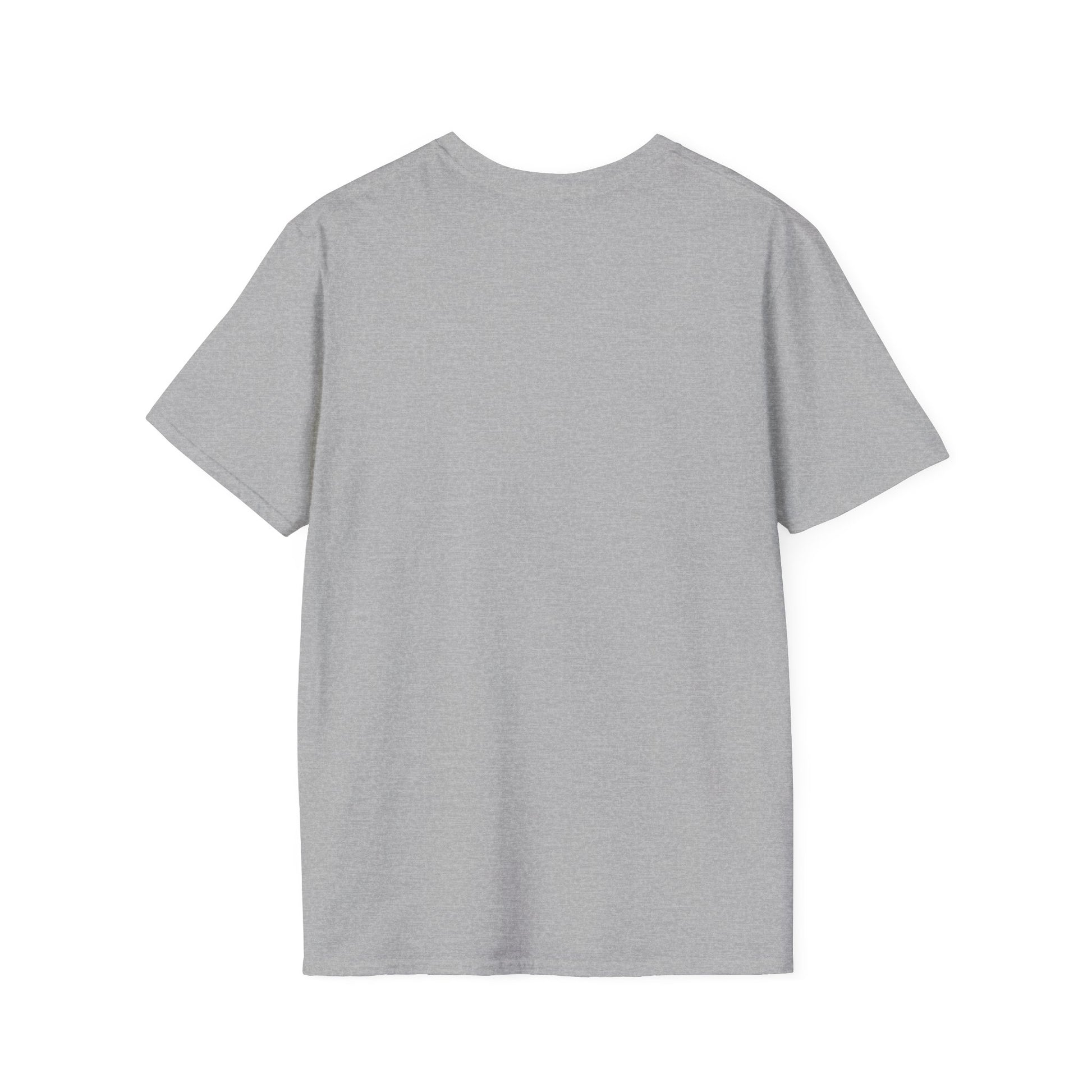 Sport grey crewneck T-shirt with plain back
