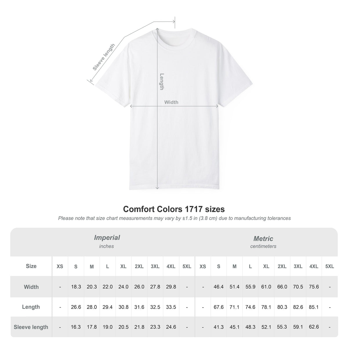 White crewneck t-shirt, flat back view